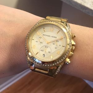 Gold Michael Kors Watch (Battery Not Included)